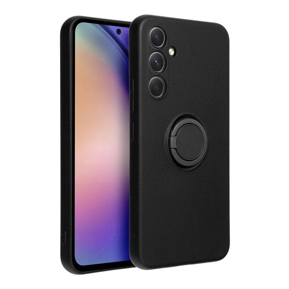 Case passend für Samsung A54 5G Silicone Ring black
