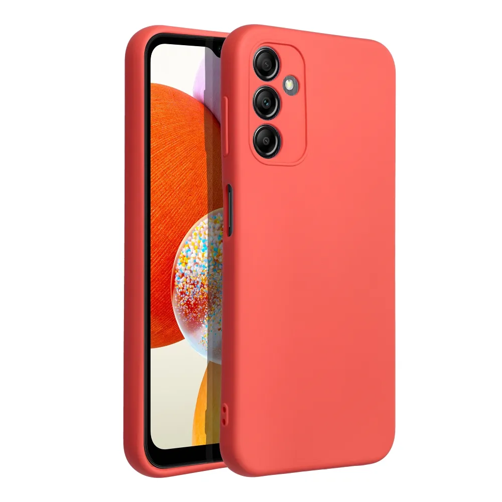 Case passend für Samsung A14 5G / A14 4G Silicone peach