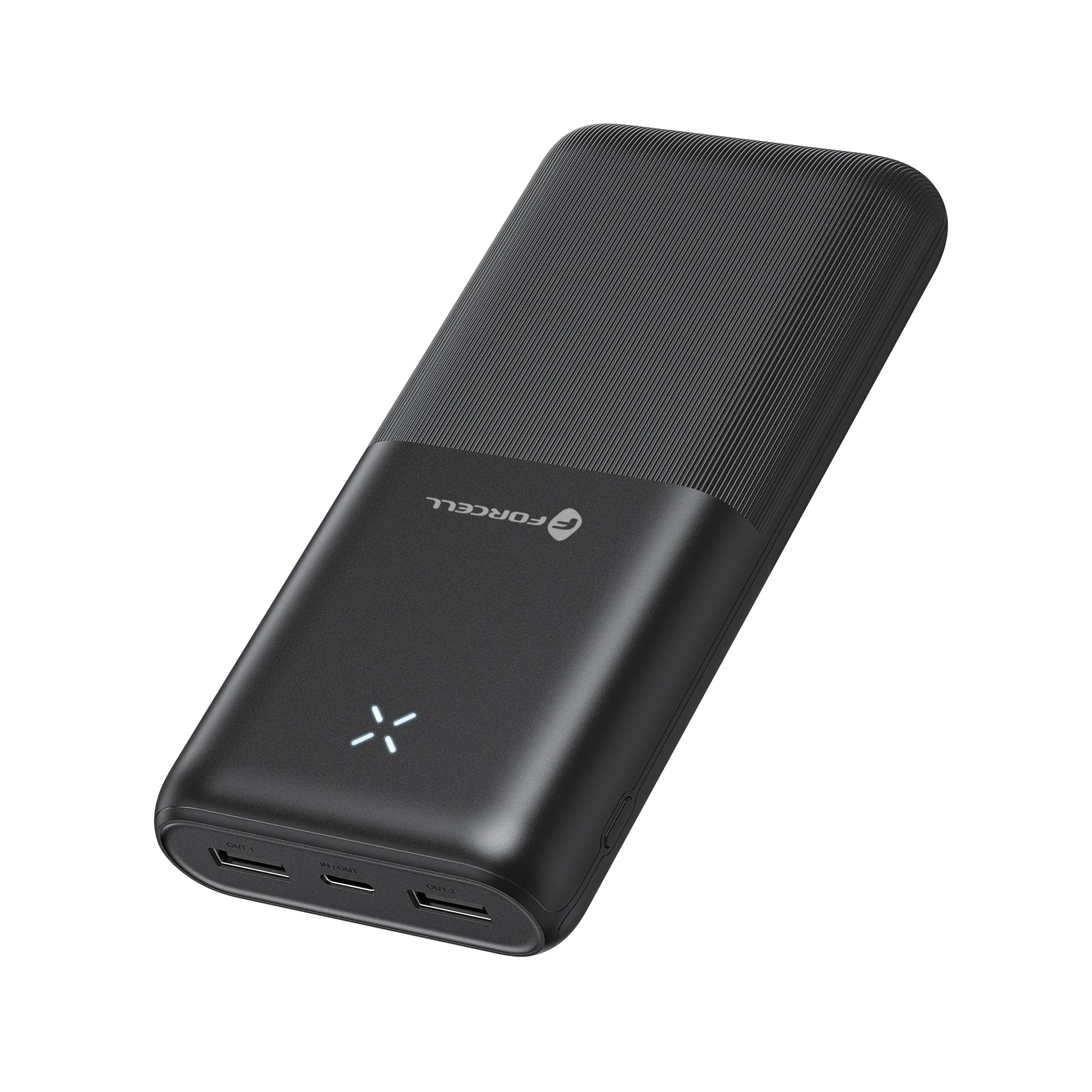 FORCELL F-ENERGY S20k1 Powerbank 2.4A 20 000 mAh schwarz
