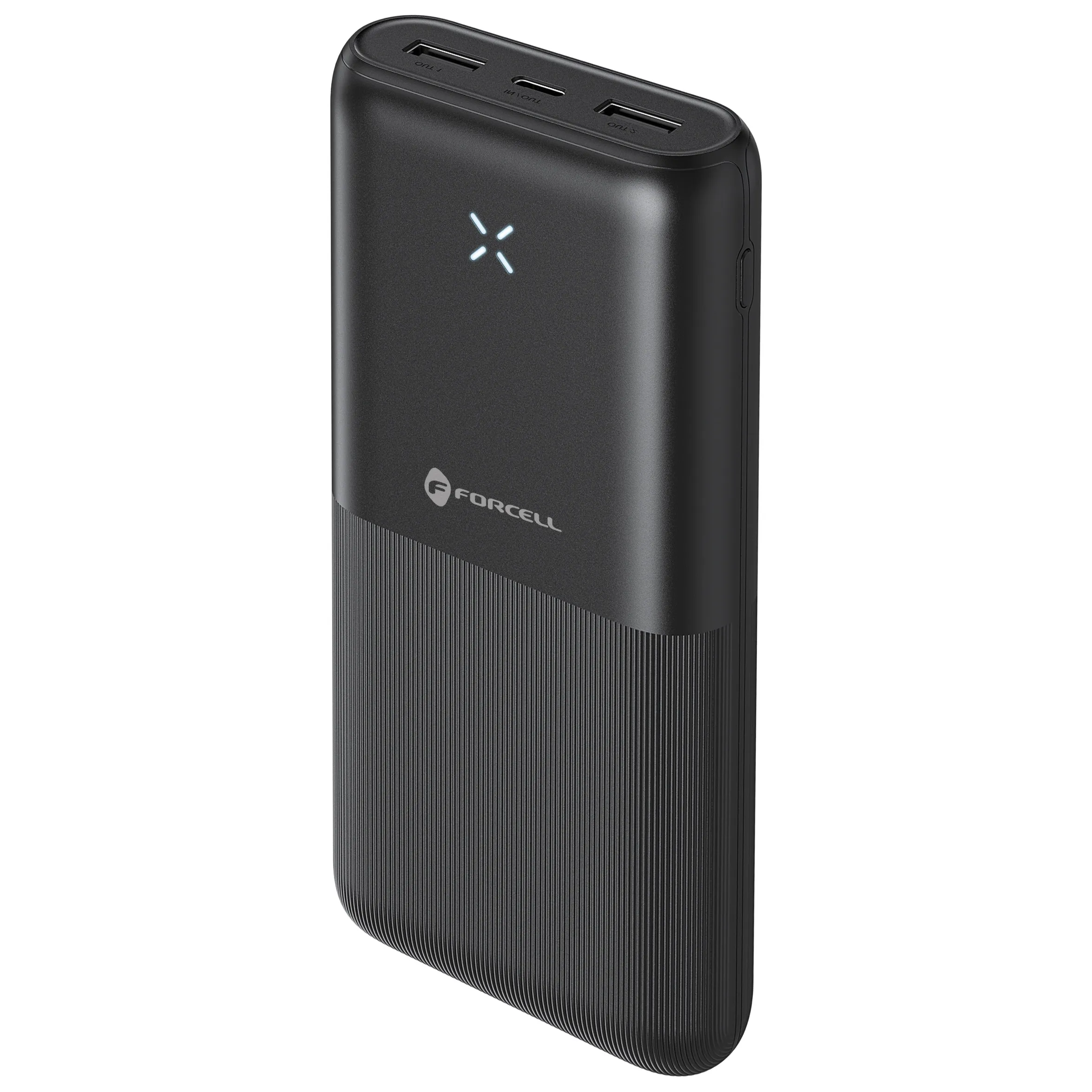 FORCELL F-ENERGY S20k1 Powerbank 2.4A 20 000 mAh schwarz