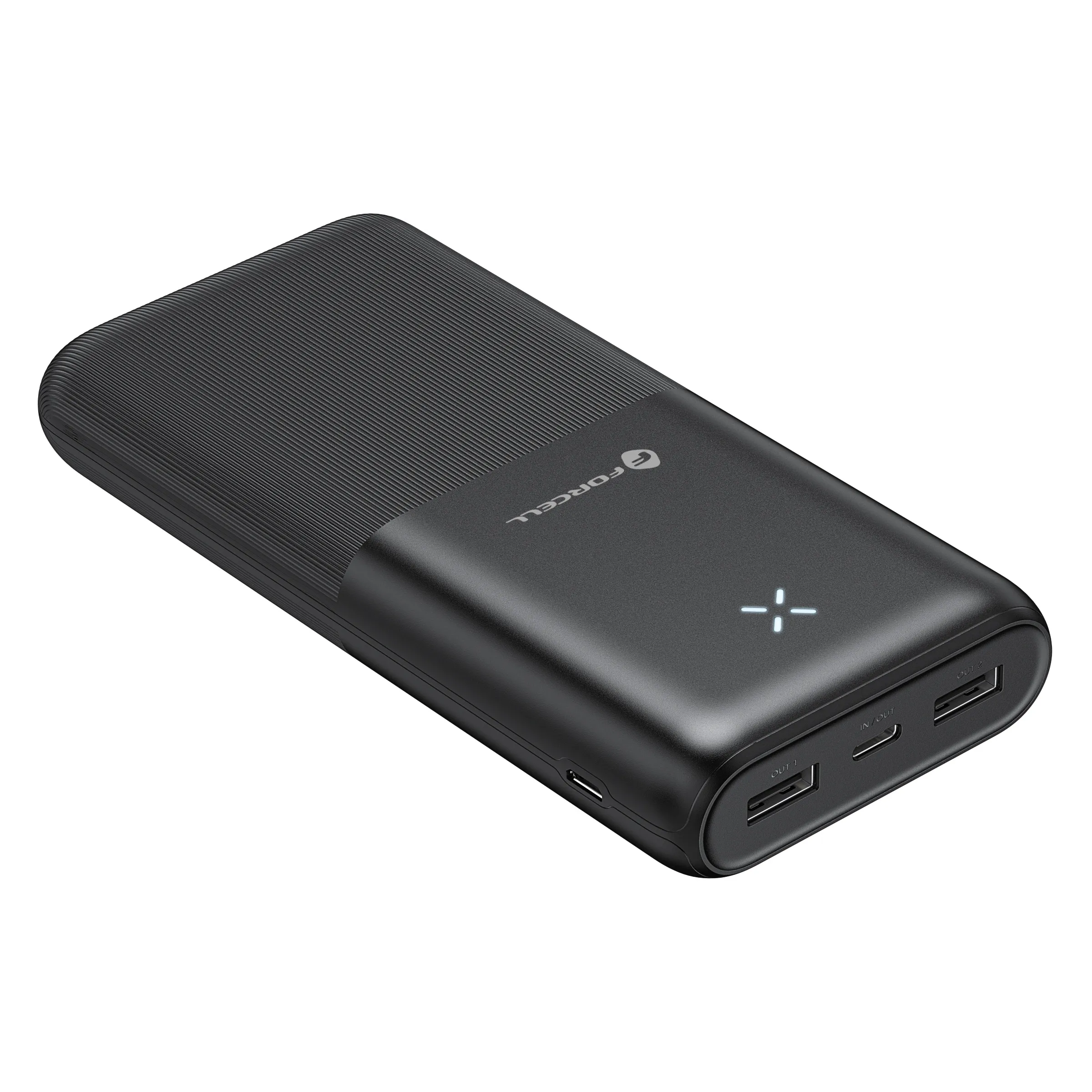 FORCELL F-ENERGY S20k1 Powerbank 2.4A 20 000 mAh schwarz