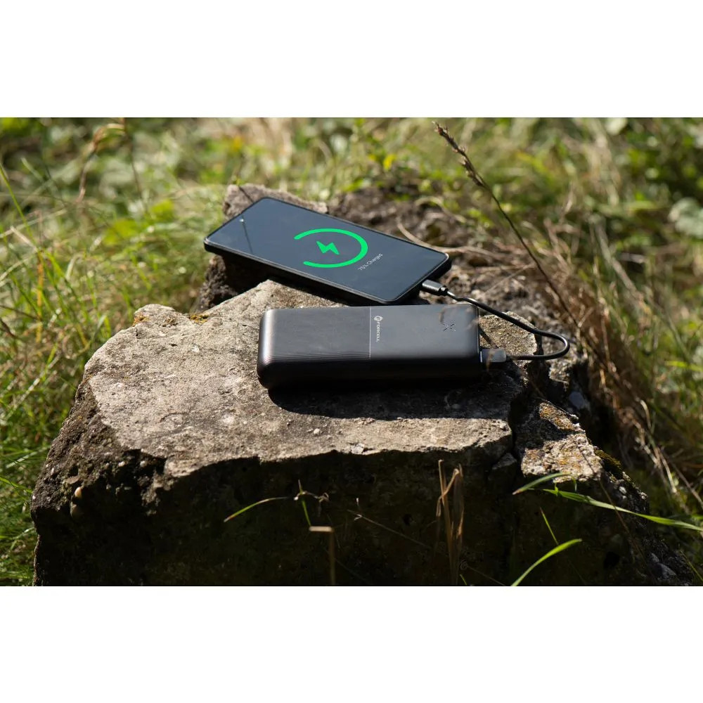 FORCELL F-ENERGY S20k1 Powerbank 2.4A 20 000 mAh schwarz