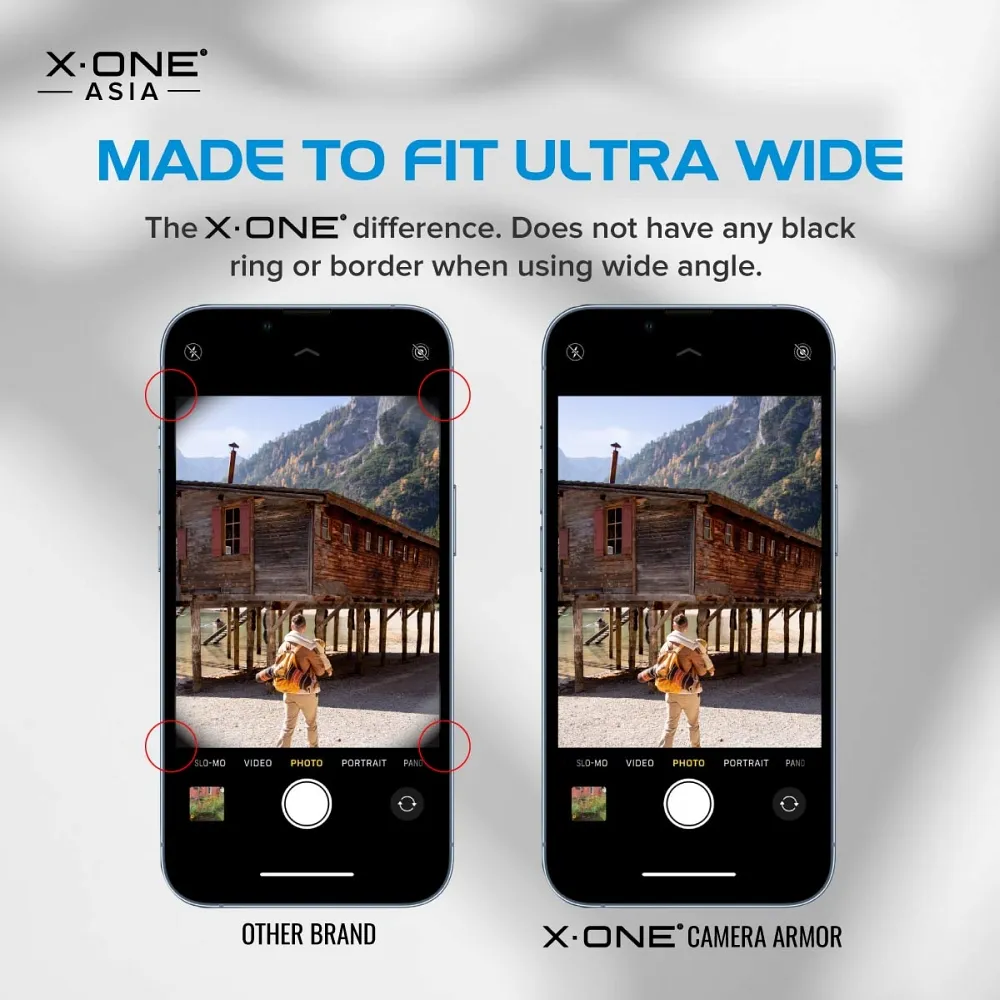 X-ONE Gehärtetes Glas passend für Kameraobjektiv Camera Armor - passend für Samsung Galaxy S23/S23 Plus