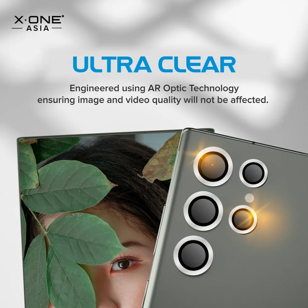 X-ONE Gehärtetes Glas passend für Kameraobjektiv Camera Armor - passend für Samsung Galaxy S23/S23 Plus