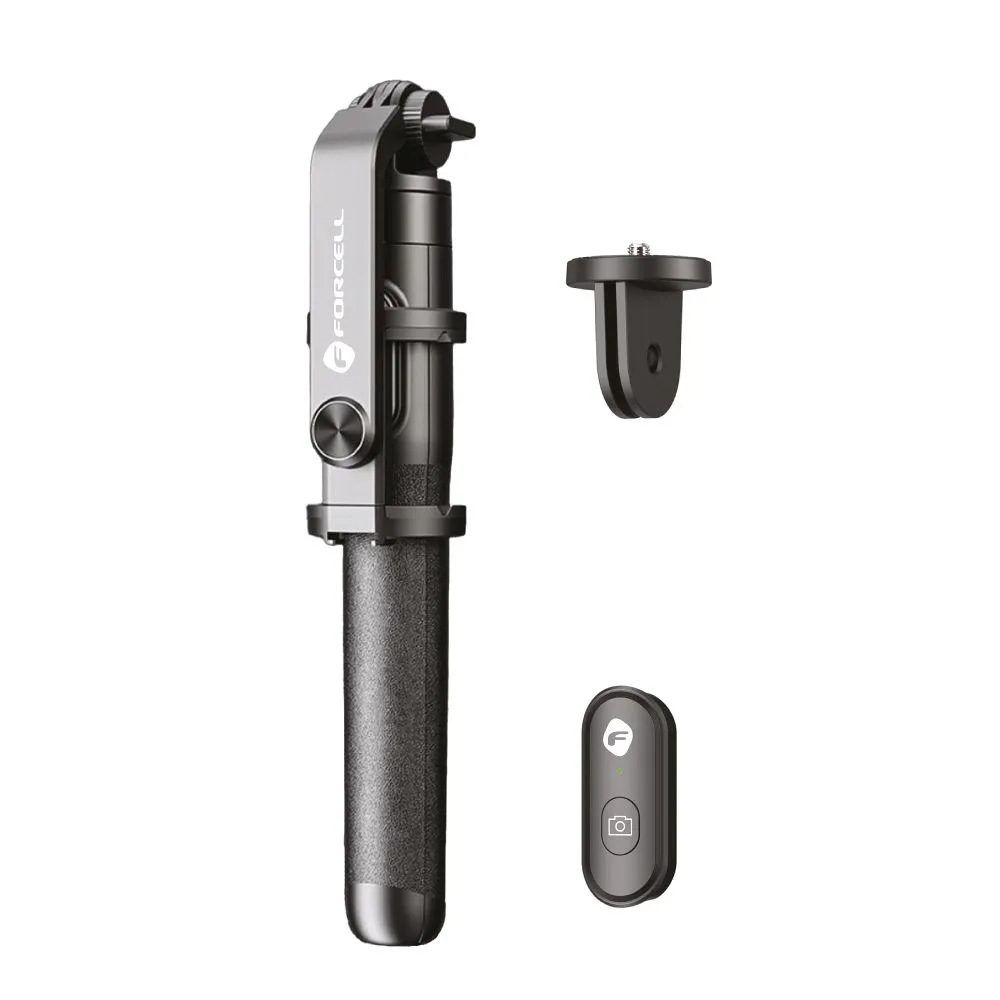 FORCELL F-GRIP S150XL Selfie-Stick-Stativ mit Bluetooth-Fernbedienung