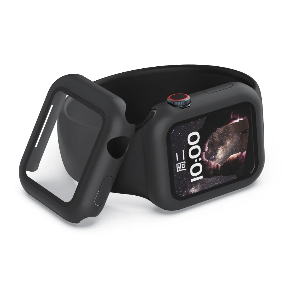 X-ONE Dropguard Handyhülle - passend für Apple Watch Serie 7/8/9 45mm schwarz