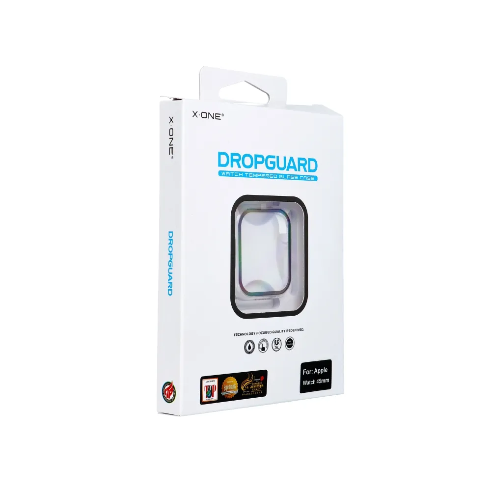 X-ONE Dropguard Handyhülle - passend für Apple Watch Serie 7/8/9 45mm schwarz