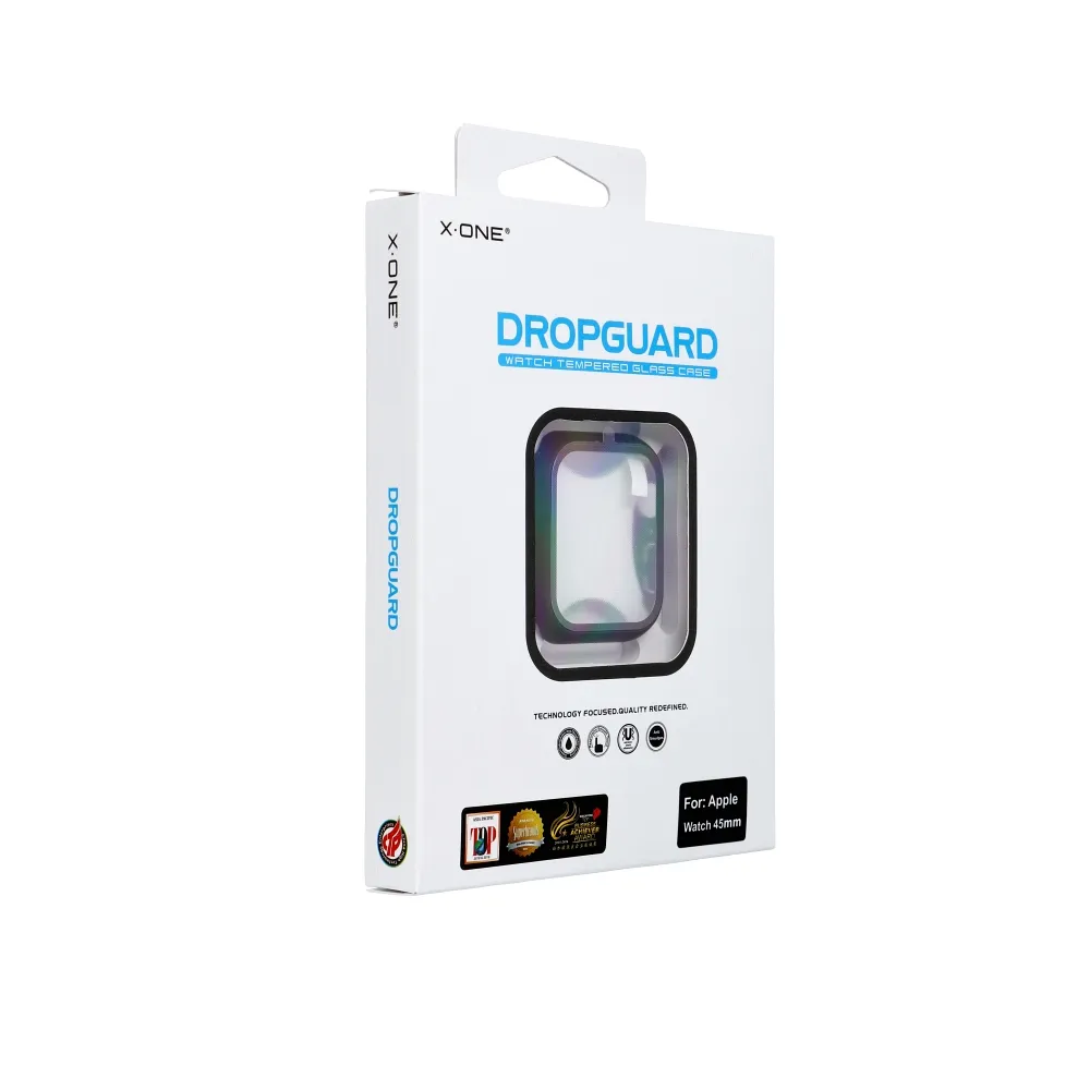 X-ONE Dropguard Handyhülle - passend für Apple Watch Serie 7/8/9 45mm transparent