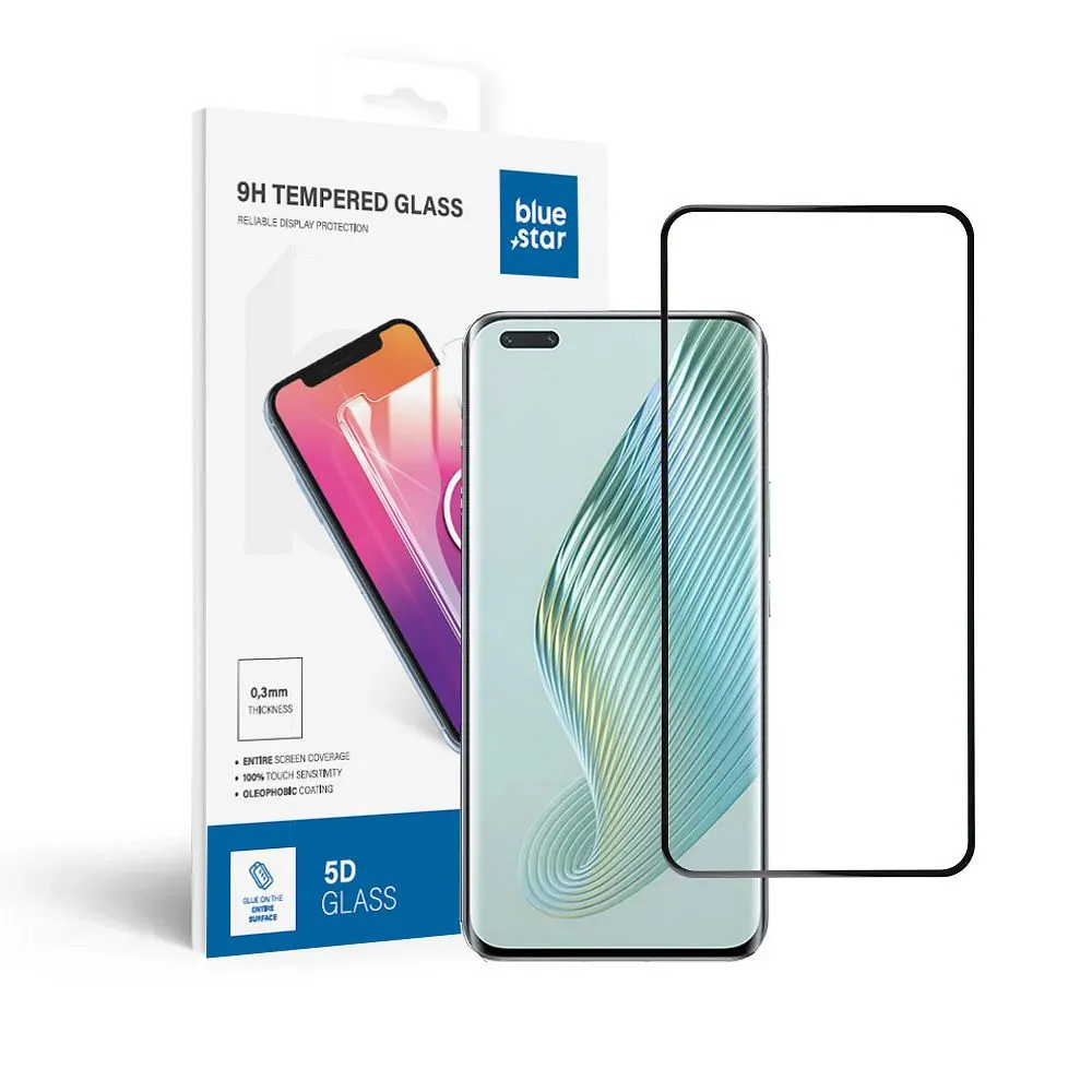 Panzerglas Blue Star 3D - Honor Magic5 Pro - schwarz