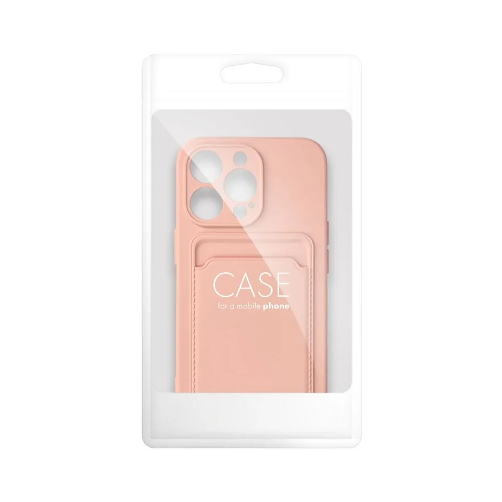 Case passend für iPhone 15 PRO MAX Card Case pink
