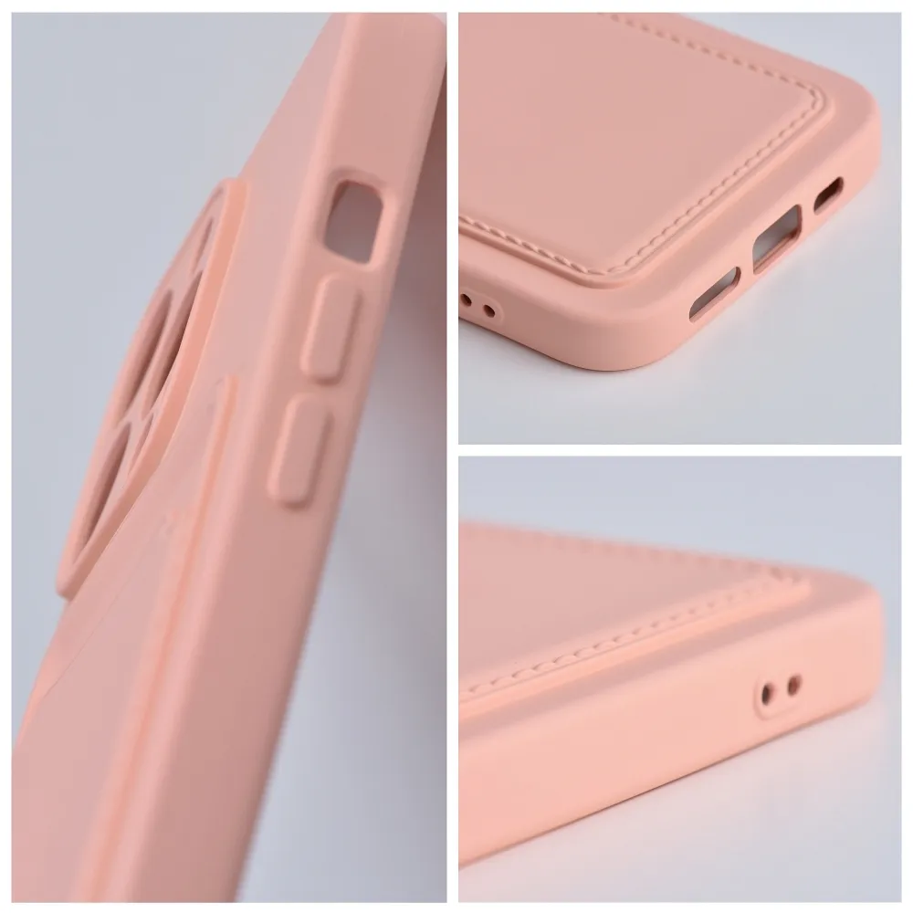 Case passend für iPhone 15 PRO MAX Card Case pink
