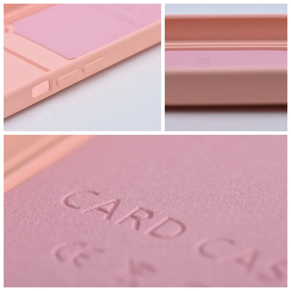 Case passend für iPhone 15 PRO MAX Card Case pink