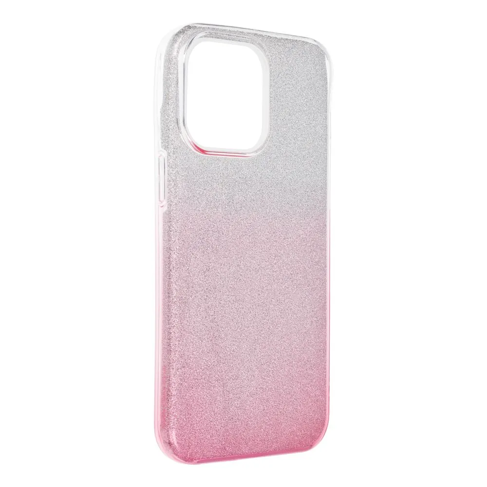 Case passend für iPhone 15 PRO MAX Shining transparent pink