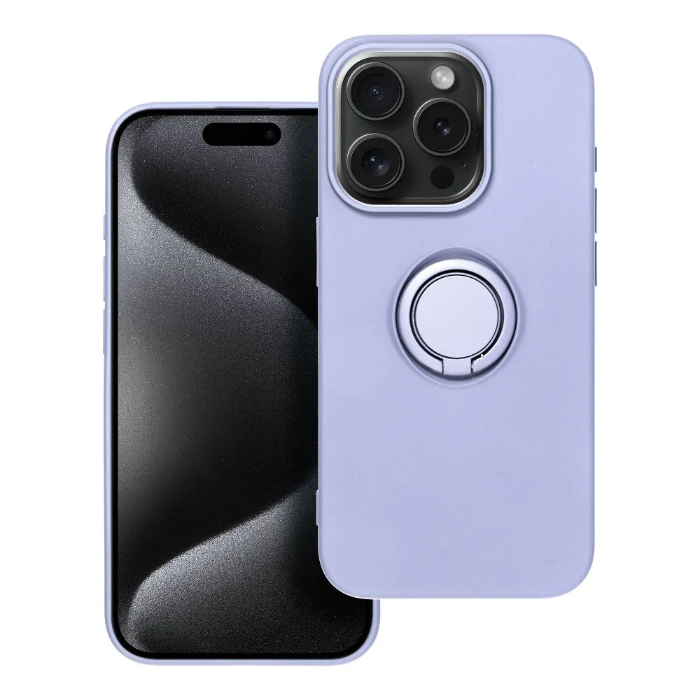 Case passend für iPhone 15 PRO Silicone Ring purple