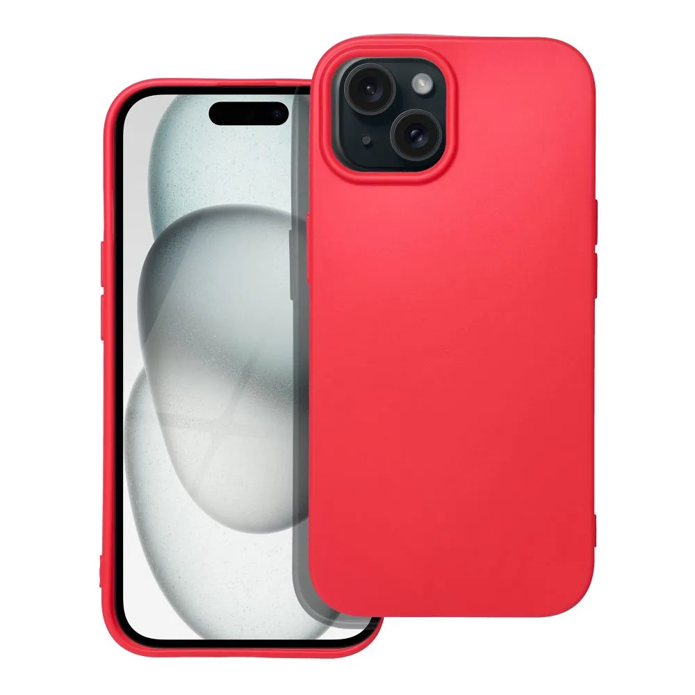 Case passend für iPhone 15 Soft red
