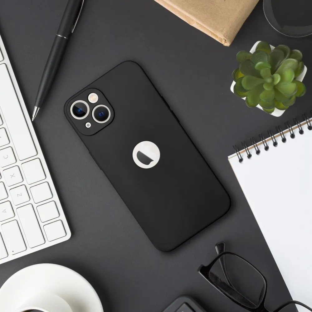 Case passend für iPhone 15 PRO MAX Soft black