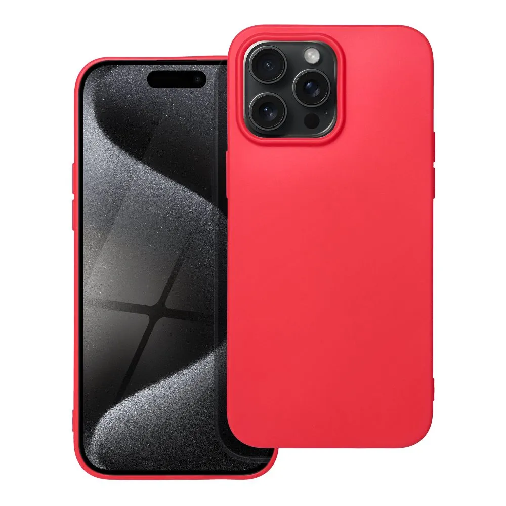 Case passend für iPhone 15 PRO MAX Soft red