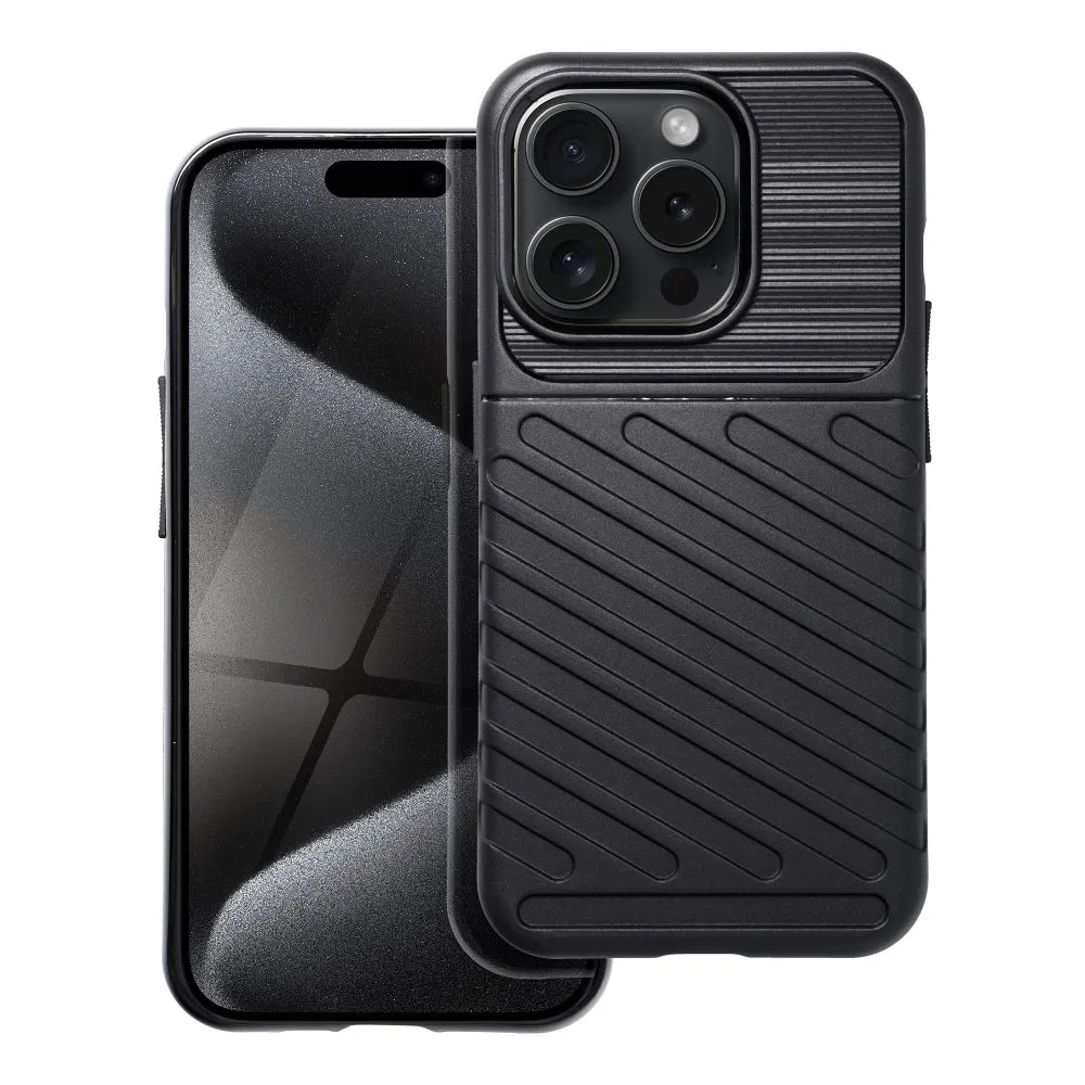 Case passend für iPhone 15 PRO Thunder black