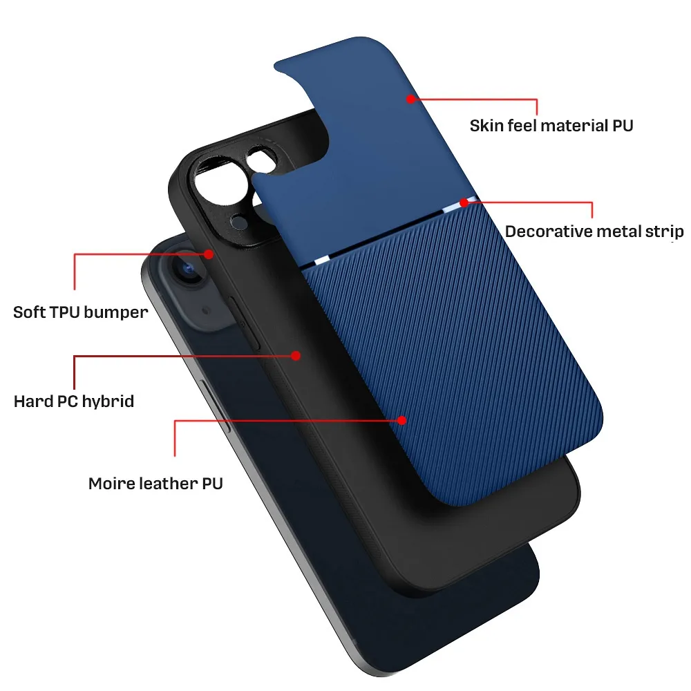 Case passend für iPhone 15 Noble blue
