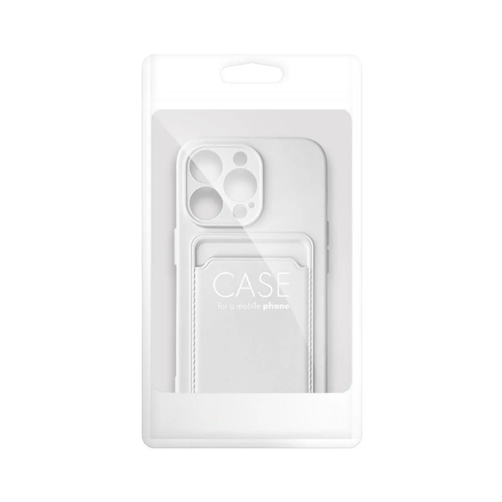 Case passend für iPhone 15 PRO MAX Card Case white