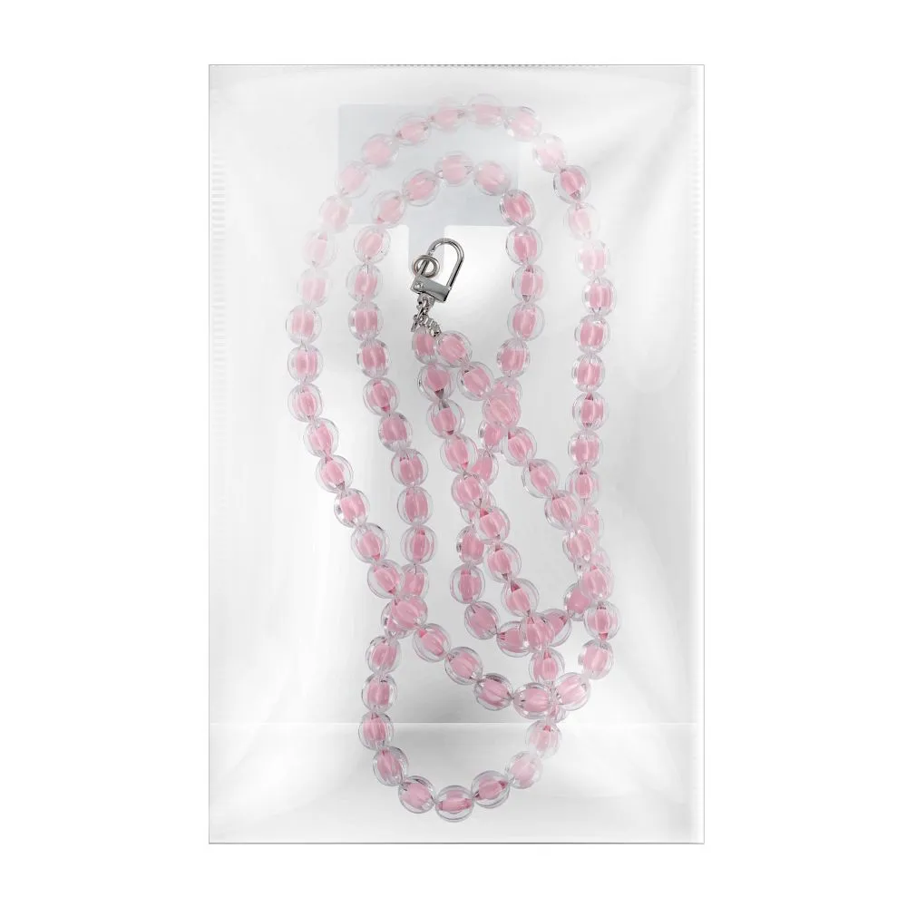 COLORFUL Anhänger passend für Telefon / Schnurlänge 120cm (60cm in Schleife) / um den Hals - rosa