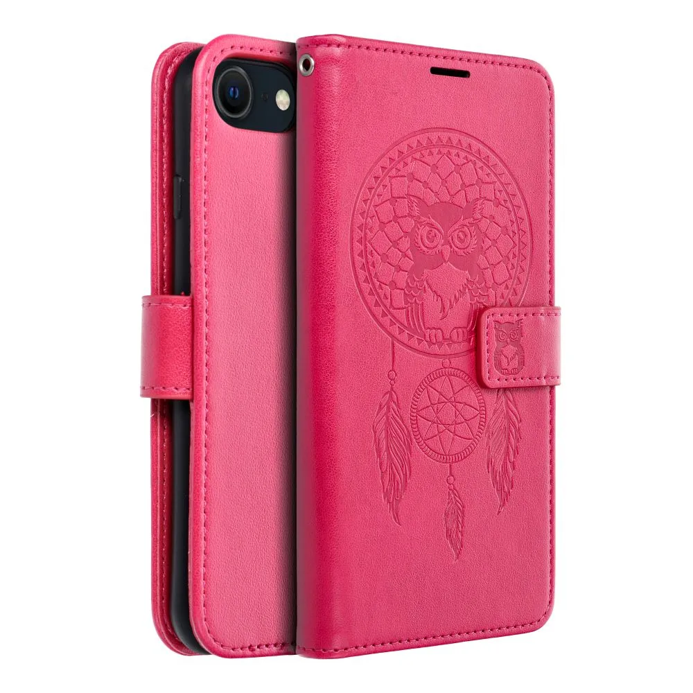 MEZZO Book Holster passend für IPHONE 7 / 8 / SE 2020 / SE 2022 Traumfänger magenta