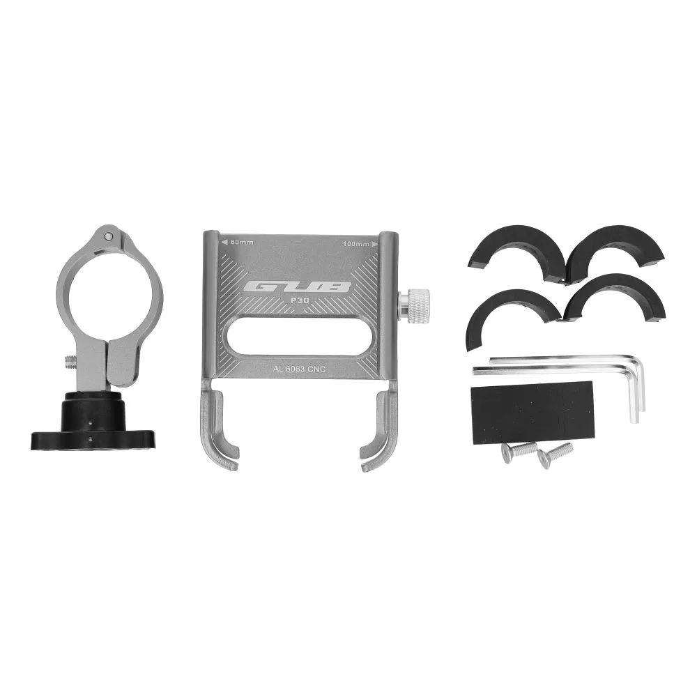 GUB Lenker Fahrradträger P30 Aluminium silber