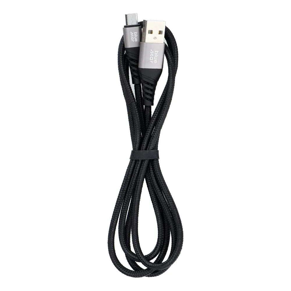 Blue Star geflochtenes Kabel mit Micro-USB-2A-Stecker