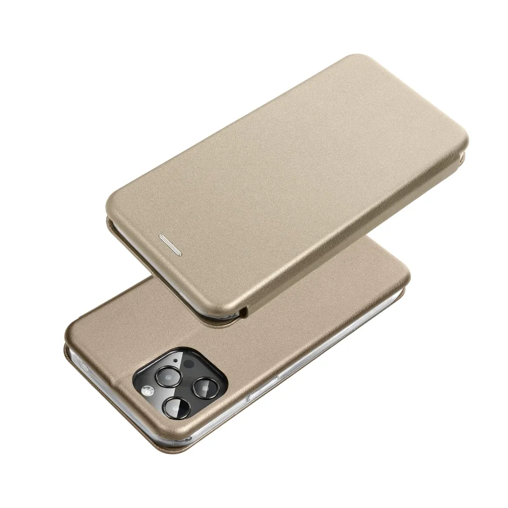 Buch Elegance Holster passend für SAMSUNG S23 FE gold