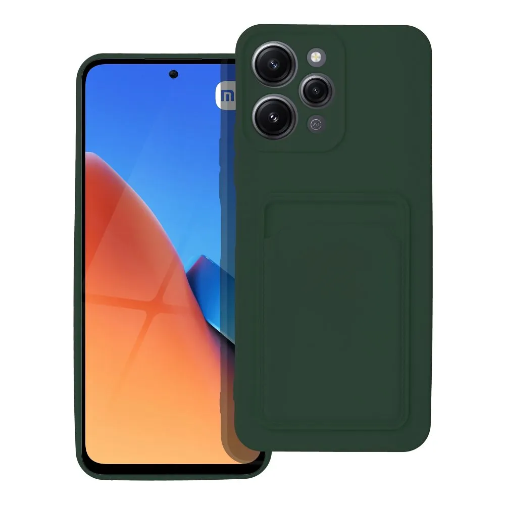 Case passend für Xiaomi Redmi 12 4G Card Case zielony