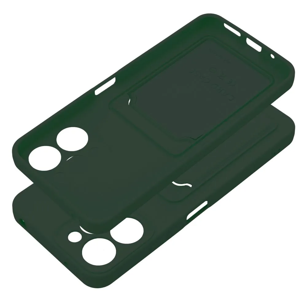 Case passend für Xiaomi Redmi 12 4G Card Case zielony