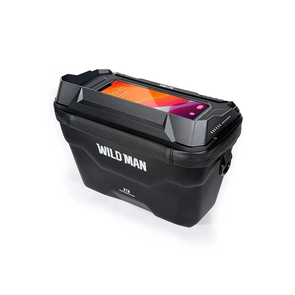WILDMAN traveling bag passend für bike handlebars with zipper XT8 3L black