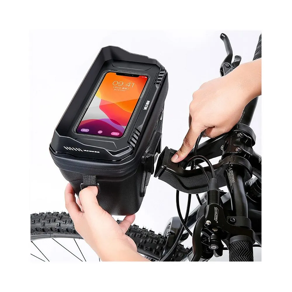 WILDMAN traveling bag passend für bike handlebars with zipper XT8 3L black