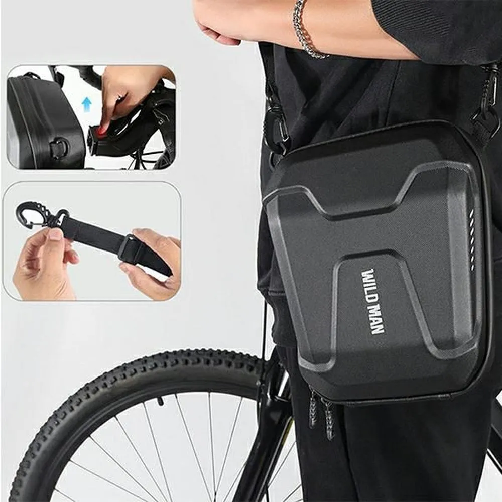 WILDMAN E8 3L Reißverschluss-Lenkertasche schwarz