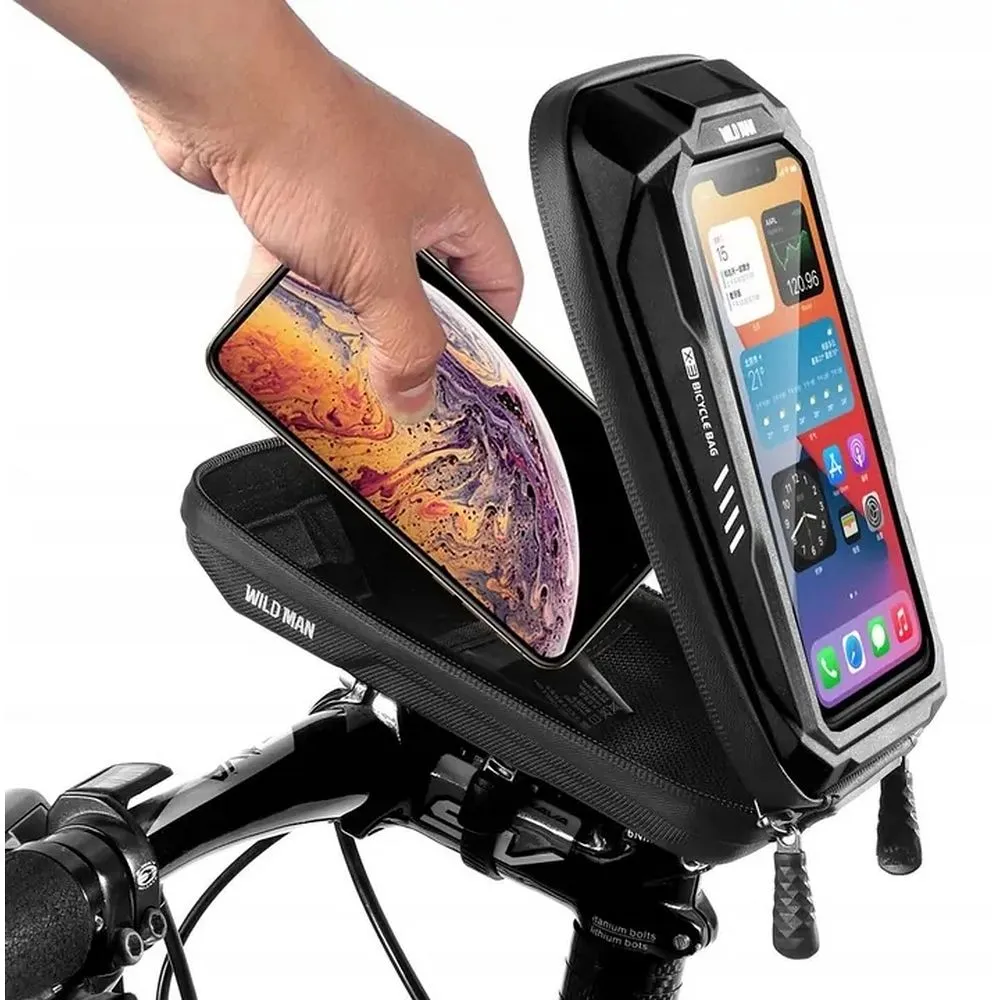 WILDMAN Lenkerreißverschluss Fahrradtasche X3 0.5L schwarz