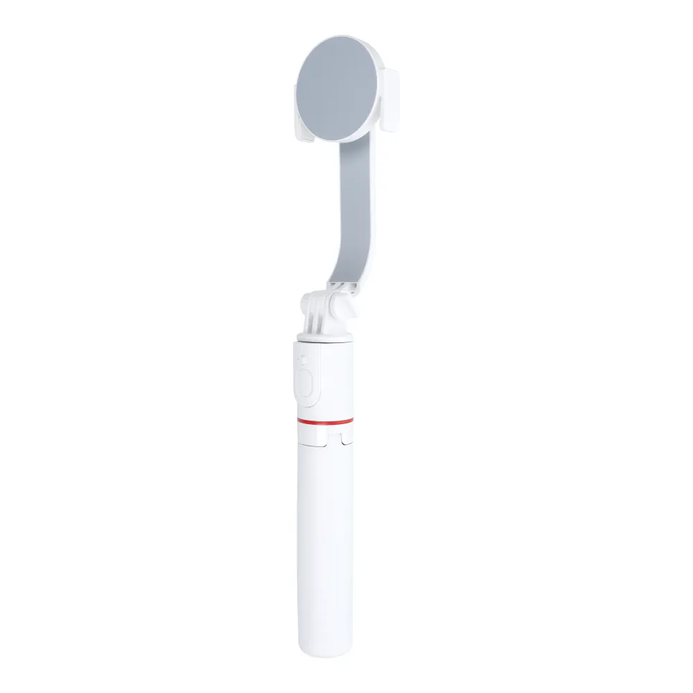 Kit / Selfie-Halter mit Bluetooth-Stativ-Fernbedienung kompatibel mit MagSafe SSTR-C09 weiß
