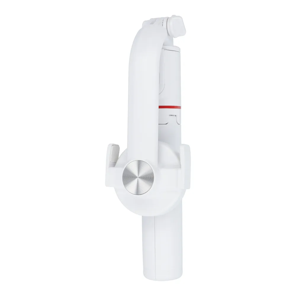 Kit / Selfie-Halter mit Bluetooth-Stativ-Fernbedienung kompatibel mit MagSafe SSTR-C09 weiß