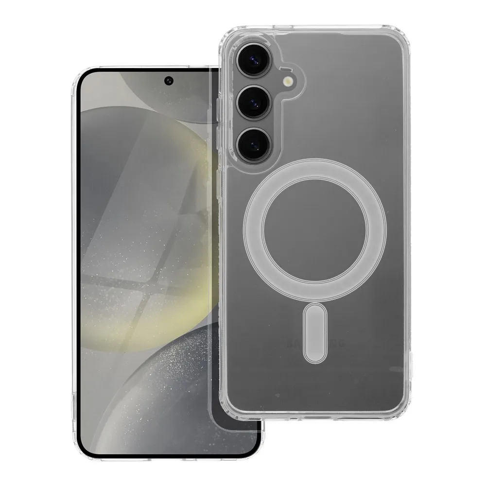 Case passend für Samsung S24 PLUS Clear Mag Cover (STR) kompatibel mit MagSafe transparent