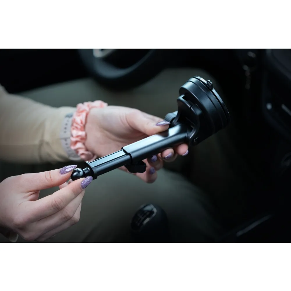 FORCELL F-Grip Guardian Autohalter passend für Windschutzscheibe/Bord schwarz