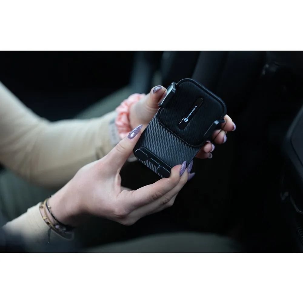 FORCELL F-Grip Guardian Autohalter passend für Windschutzscheibe/Bord schwarz