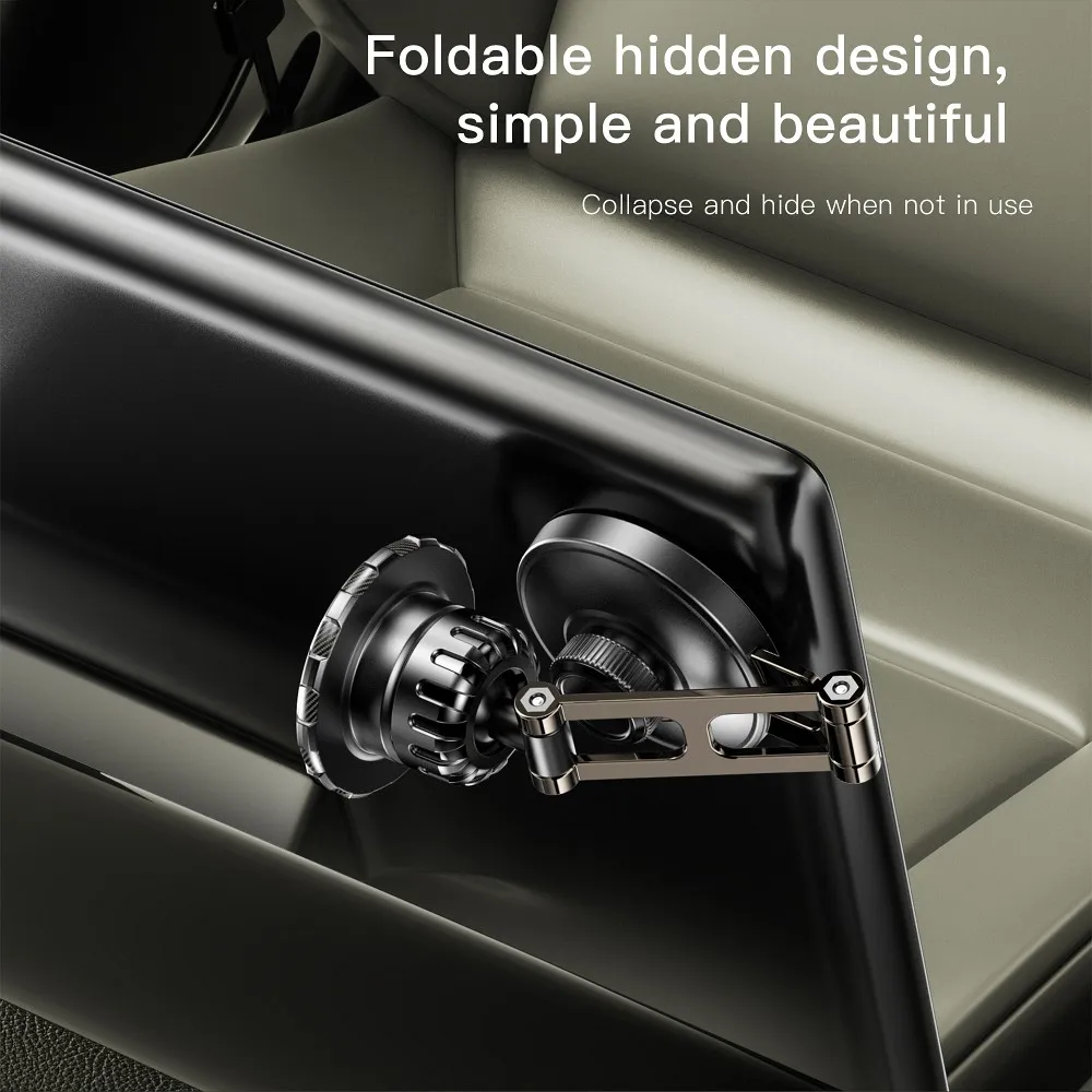 FORCELL F-Grip IronSecure Autohalter passend für Windschutzscheibe/Platte magnetisch schwarz