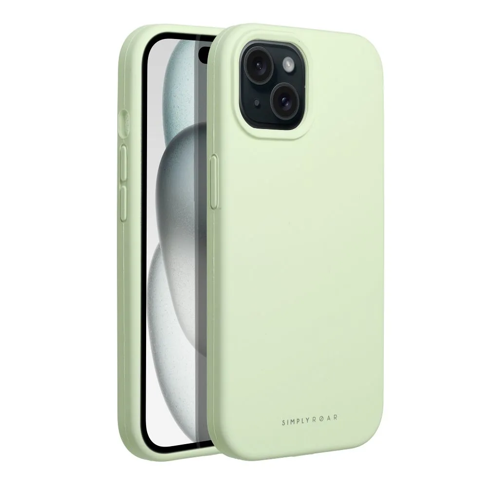 ROAR case CLOUD SKIN passend für IPHONE 15 Light green