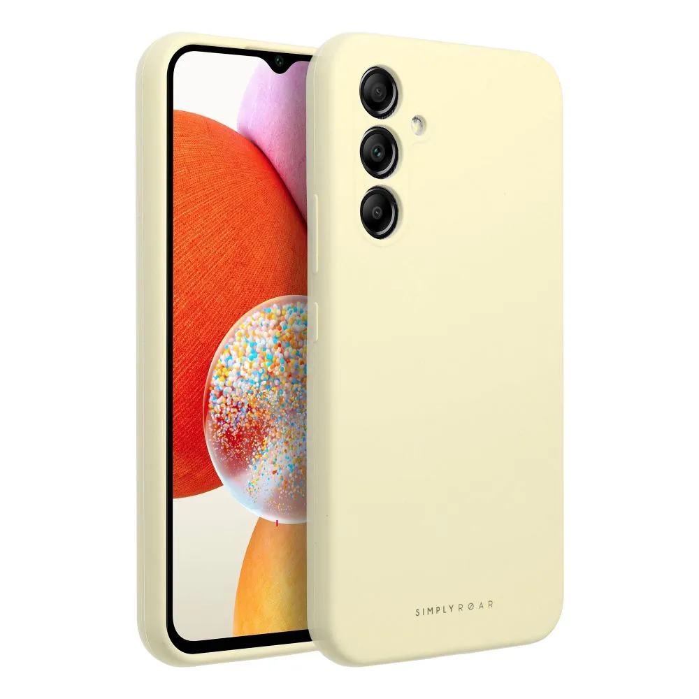 ROAR case CLOUD SKIN passend für SAMSUNG A14 4G / A14 5G Light Yellow