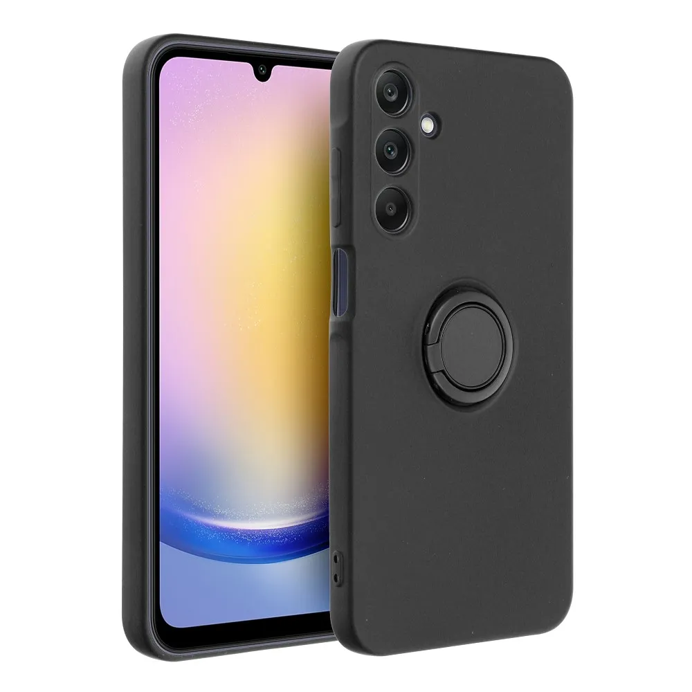 Case passend für Samsung A25 5G Silicone Ring black