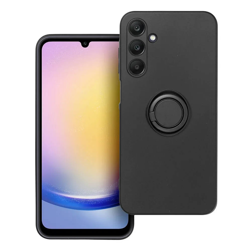 Case passend für Samsung A25 5G Silicone Ring black