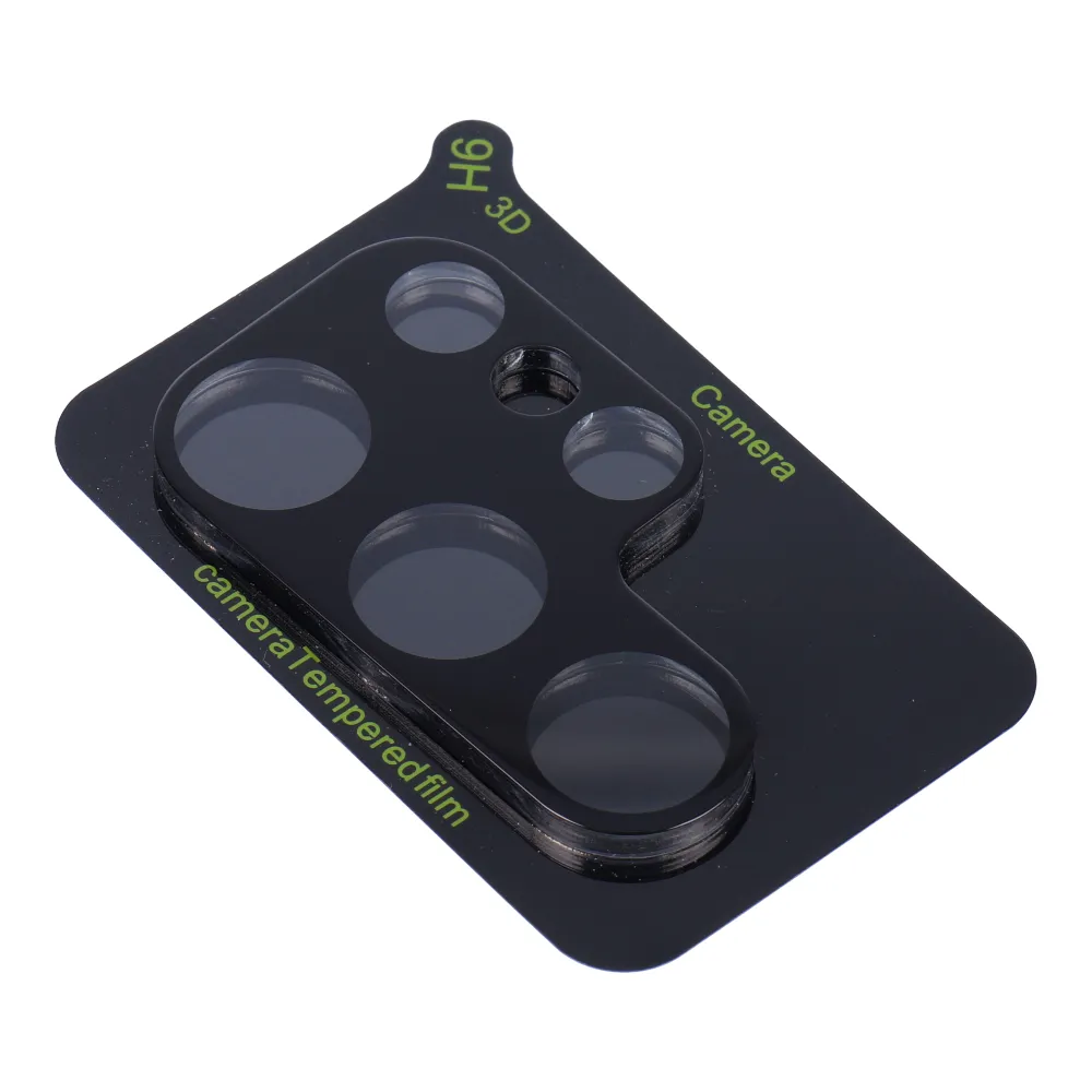 Gehärtetes Glas 5D Full Glue passend für Kamera - passend für Samsung Galaxy S24 Ultra Black