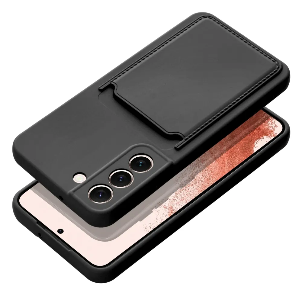 Case passend für Samsung A35 5G Card Case czarny