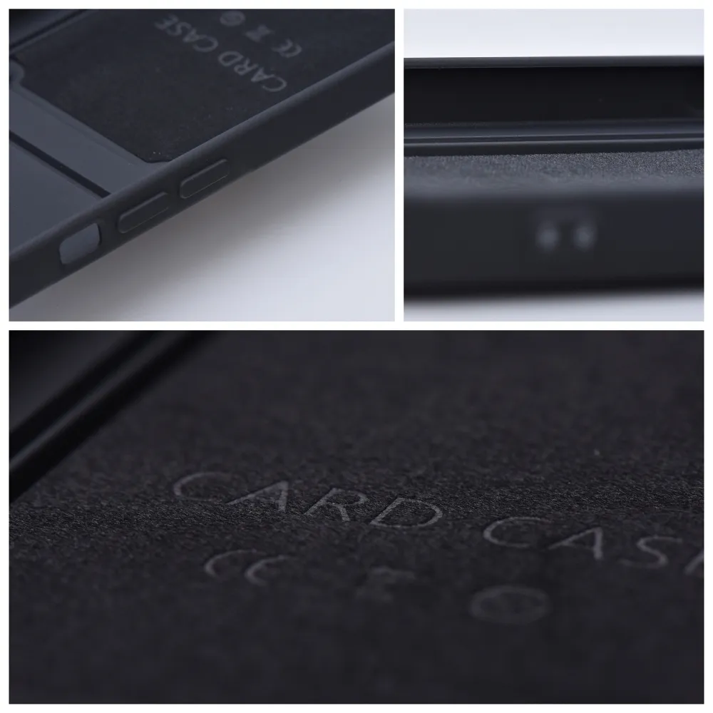 Case passend für Samsung A35 5G Card Case czarny