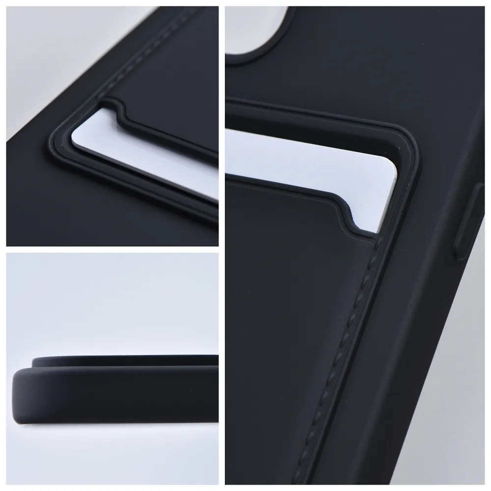 Case passend für Samsung A35 5G Card Case czarny