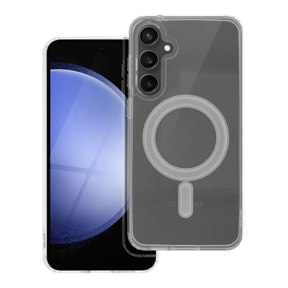 Case passend für Samsung S23 FE Clear Mag Cover (STR) kompatibel mit MagSafe transparent